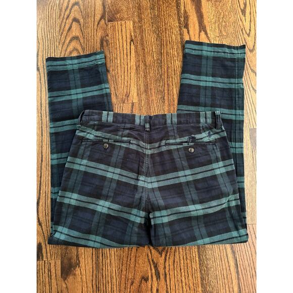 SOLD POLO RALPH LAUREN Mens Straight Fit Tartan Plaid Pants Fall Winter - Picture 6 of 10